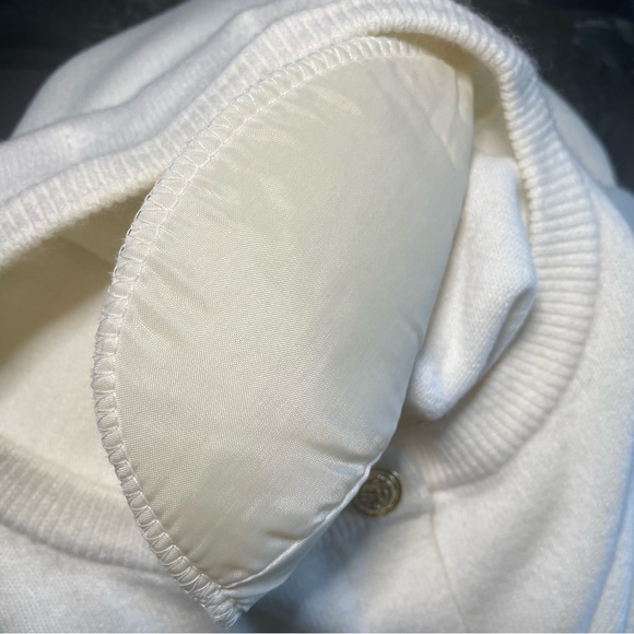 Milano Design Group cream cardigan with gold buttons size L - Picture 5 of 5